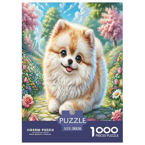 Shih Tzu Puzzle 1000 Teile Schwer Puzzle Spielzeug Pädagogisches Spiel Impossible Schlaue Tiere Herausforderung Spielzeug Für Erwachsene Und Kinder Ab 12 Jahren 38x26cm/1000pcs von UYNSIXTME
