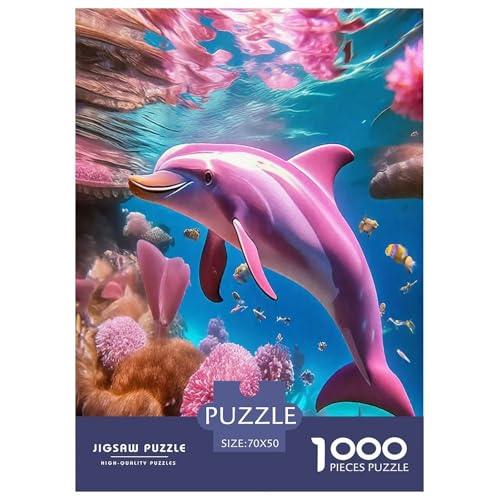 Süße Delfine Puzzle 1000-teilige Schwer Puzzle Spielzeug Pädagogisches Spiel Impossible Meerestiere Herausforderung Spielzeug Für Erwachsene Kinder 70x50cm/1000pcs Süße Delfine Puzzle 1000-teilige Schwer Puzzle Spielzeug Pädagogisches Spiel Impossible Meerestiere Herausforderung Spielzeug Für Erwachsene Kinder 70x50cm/1000pcs von UYNSIXTME