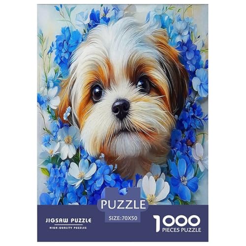 Süße Hunde Puzzles 1000 Teile Schwer Puzzle Spielzeug Pädagogisches Spiel Impossible Herausforderungsspielzeug Für Erwachsene Kinder 70x50cm/1000pcs Süße Hunde Puzzles 1000 Teile Schwer Puzzle Spielzeug Pädagogisches Spiel Impossible Herausforderungsspielzeug Für Erwachsene Kinder 70x50cm/1000pcs von UYNSIXTME