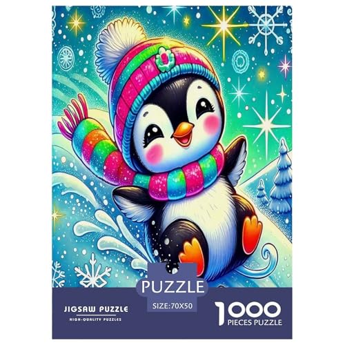 Süße Pinguine Puzzle 1000 Teile Schwer Puzzle Spielzeug Lernspiel Impossible Herausforderung Spielzeug Für Erwachsene Kinder 70x50cm/1000pcs Süße Pinguine Puzzle 1000 Teile Schwer Puzzle Spielzeug Lernspiel Impossible Herausforderung Spielzeug Für Erwachsene Kinder 70x50cm/1000pcs von UYNSIXTME
