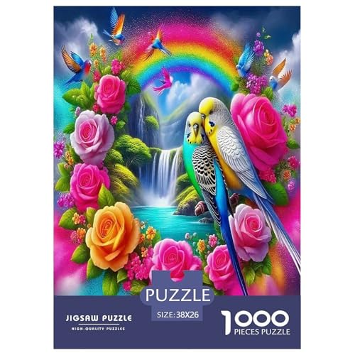 Süßer Papagei Puzzle 1000 Teile Schwer Puzzle Spielzeug Lernspiel Impossible Bunte Cartoon Tiere Herausforderung Spielzeug Für Erwachsene Und Kinder Ab 14 Jahren 38x26cm/1000pcs Süßer Papagei Puzzle 1000 Teile Schwer Puzzle Spielzeug Lernspiel Impossible Bunte Cartoon Tiere Herausforderung Spielzeug Für Erwachsene Und Kinder Ab 14 Jahren 38x26cm/1000pcs von UYNSIXTME