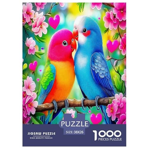 Süßer Papagei Puzzles 1000-teilige Schwer Puzzle Spielzeug Lernspiel Impossible Bunte Cartoon Tiere Herausforderungsspielzeug Für Erwachsene Kinder 38x26cm/1000pcs Süßer Papagei Puzzles 1000-teilige Schwer Puzzle Spielzeug Lernspiel Impossible Bunte Cartoon Tiere Herausforderungsspielzeug Für Erwachsene Kinder 38x26cm/1000pcs von UYNSIXTME