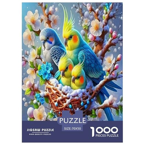 Süßer Papagei Puzzles 1000-teilige Schwer Puzzle Spielzeug Lernspiel Impossible Bunte Cartoon Tiere Herausforderungsspielzeug Für Erwachsene Kinder 70x50cm/1000pcs Süßer Papagei Puzzles 1000-teilige Schwer Puzzle Spielzeug Lernspiel Impossible Bunte Cartoon Tiere Herausforderungsspielzeug Für Erwachsene Kinder 70x50cm/1000pcs von UYNSIXTME