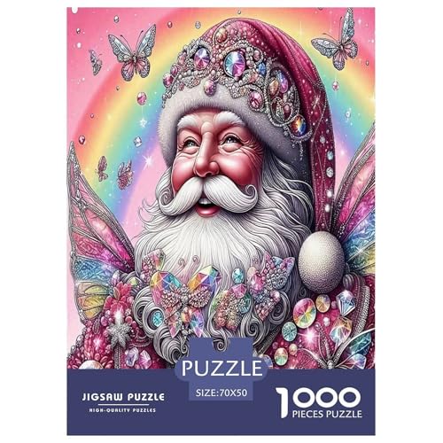 Weihnachtsmann-Puzzle für Erwachsene und Kinder, 1000 Teile, skurrile Herausforderung, Spielzeug, Lernspiele, Heimdekoration für Erwachsene und Kinder ab 14 Jahren, 70 x 50 cm, 1000 Stück Weihnachtsmann-Puzzle für Erwachsene und Kinder, 1000 Teile, skurrile Herausforderung, Spielzeug, Lernspiele, Heimdekoration für Erwachsene und Kinder ab 14 Jahren, 70 x 50 cm, 1000 Stück von UYNSIXTME