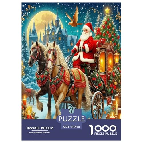 Weihnachtsmann-Puzzle für Erwachsene und Kinder, 1000 Teile, skurrile Herausforderung, Spielzeug, Lernspiele, Heimdekoration für Erwachsene und Kinder ab 14 Jahren, 70 x 50 cm, 1000 Stück Weihnachtsmann-Puzzle für Erwachsene und Kinder, 1000 Teile, skurrile Herausforderung, Spielzeug, Lernspiele, Heimdekoration für Erwachsene und Kinder ab 14 Jahren, 70 x 50 cm, 1000 Stück von UYNSIXTME