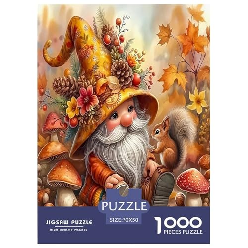 Weihnachtsmann-Puzzles für Erwachsene und Kinder, 1000 Teile, skurrile Herausforderung, Spielzeug, Lernspiel, Heimdekoration für Erwachsene und Kinder ab 14 Jahren, 70 x 50 cm, 1000 Stück von UYNSIXTME