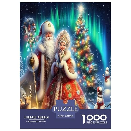Weihnachtsmann-Puzzles für Erwachsene und Kinder, 1000 Teile, skurrile Herausforderung, Spielzeug, Lernspiel, Heimdekoration für Erwachsene und Kinder ab 14 Jahren, 70 x 50 cm, 1000 Stück Weihnachtsmann-Puzzles für Erwachsene und Kinder, 1000 Teile, skurrile Herausforderung, Spielzeug, Lernspiel, Heimdekoration für Erwachsene und Kinder ab 14 Jahren, 70 x 50 cm, 1000 Stück von UYNSIXTME
