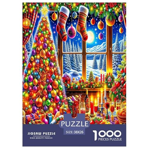 Weihnachtsmann-Puzzles für Erwachsene und Kinder, 1000 Teile Weihnachten skurrile Herausforderung Spielzeug Lernspiel Heimdekoration für Lernspiele Geschenke 38 x 26 cm/1000 Stück Weihnachtsmann-Puzzles für Erwachsene und Kinder, 1000 Teile Weihnachten skurrile Herausforderung Spielzeug Lernspiel Heimdekoration für Lernspiele Geschenke 38 x 26 cm/1000 Stück von UYNSIXTME