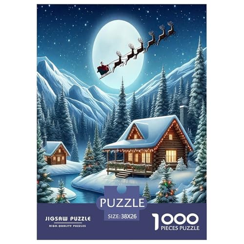 Weihnachtsmann-Puzzles für Erwachsene und Kinder, 1000 Teile Weihnachten skurrile Herausforderung Spielzeug Lernspiele Heimdekoration für Lernspiele Geschenke 38 x 26 cm/1000 Stück Weihnachtsmann-Puzzles für Erwachsene und Kinder, 1000 Teile Weihnachten skurrile Herausforderung Spielzeug Lernspiele Heimdekoration für Lernspiele Geschenke 38 x 26 cm/1000 Stück von UYNSIXTME