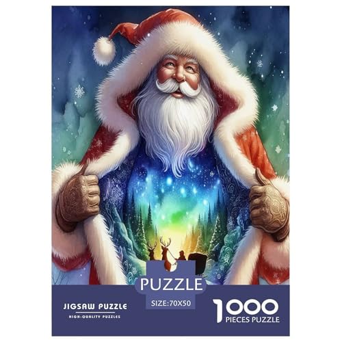 Weihnachtsmann-Puzzles für Erwachsene und Kinder, 1000 Teile Weihnachten skurrile Herausforderung Spielzeug Lernspiele Heimdekoration für Lernspiele Geschenke 70x50cm/1000pcs Weihnachtsmann-Puzzles für Erwachsene und Kinder, 1000 Teile Weihnachten skurrile Herausforderung Spielzeug Lernspiele Heimdekoration für Lernspiele Geschenke 70x50cm/1000pcs von UYNSIXTME