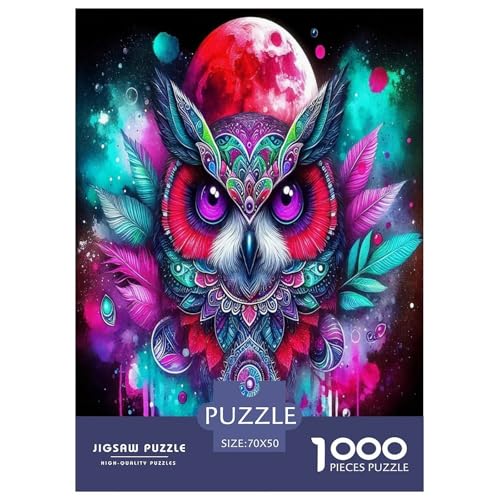 Weisheit der Eule Puzzles 1000 Teile Schwer Puzzle Spielzeug Pädagogisches Spiel Impossible Cartoon Bunte Tiere Herausforderungsspielzeug Für Erwachsene Kinder 70x50cm/1000pcs Weisheit der Eule Puzzles 1000 Teile Schwer Puzzle Spielzeug Pädagogisches Spiel Impossible Cartoon Bunte Tiere Herausforderungsspielzeug Für Erwachsene Kinder 70x50cm/1000pcs von UYNSIXTME