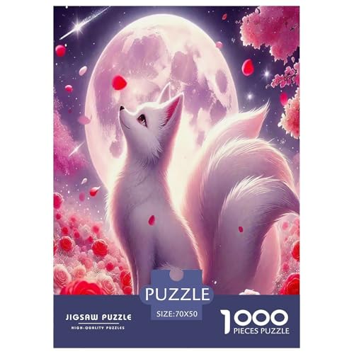 Wildtier Fuchs Puzzle 1000 Teile Schwer Puzzle Spielzeug Pädagogisches Spiel Impossible Cartoon Farbe Herausforderungsspielzeug Für Erwachsene Und Kinder Ab 12 Jahren 70x50cm/1000pcs Wildtier Fuchs Puzzle 1000 Teile Schwer Puzzle Spielzeug Pädagogisches Spiel Impossible Cartoon Farbe Herausforderungsspielzeug Für Erwachsene Und Kinder Ab 12 Jahren 70x50cm/1000pcs von UYNSIXTME
