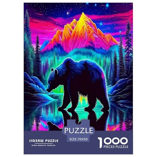 Wildtiere Braunbären Puzzle 1000 Teile Schwer Puzzle Spielzeug Lernspiel Impossible Cartoon Farbe Herausforderung Spielzeug Für Erwachsene Kinder 70x50cm/1000pcs Wildtiere Braunbären Puzzle 1000 Teile Schwer Puzzle Spielzeug Lernspiel Impossible Cartoon Farbe Herausforderung Spielzeug Für Erwachsene Kinder 70x50cm/1000pcs von UYNSIXTME