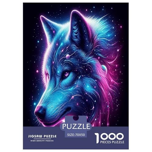 Wildtiere Wölfe Puzzles 1000 Teile Schwer Puzzle Spielzeug Lernspiel Impossible Cartoon Farbe Herausforderungsspielzeug Für Erwachsene Und Kinder in Bewährter 70x50cm/1000pcs Wildtiere Wölfe Puzzles 1000 Teile Schwer Puzzle Spielzeug Lernspiel Impossible Cartoon Farbe Herausforderungsspielzeug Für Erwachsene Und Kinder in Bewährter 70x50cm/1000pcs von UYNSIXTME