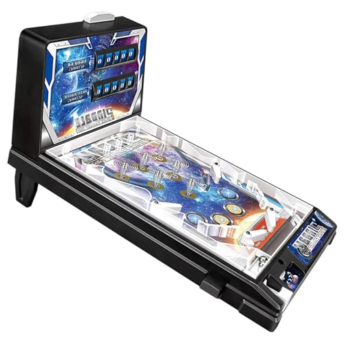 UYTOIZ Retro Flipper Adventskalender, Elektronischer Tisch-Flipper, Mini-Flipper für Kinder, mit Licht und Musik für Kinder Ab 8 Jahren Retro Display 16,5 x 10,6 x 9,6 Zoll Punktezähler UYTOIZ Retro Flipper Adventskalender, Elektronischer Tisch-Flipper, Mini-Flipper für Kinder, mit Licht und Musik für Kinder Ab 8 Jahren Retro Display 16,5 x 10,6 x 9,6 Zoll Punktezähler von UYTOIZ