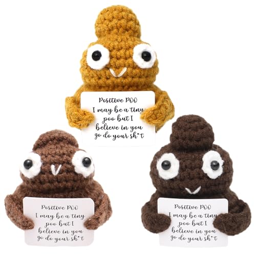 UZNIYTR Positive Geschenke FüR Kinder,Niedliche HäKelpuppe, Handgemacht, Kleine Karte Mit Warmen Worten, SüßEs Geschenk FüR MäDchen, Geburtstagsgeschenk, Dekorationsgeschenk UZNIYTR Positive Geschenke FüR Kinder,Niedliche HäKelpuppe, Handgemacht, Kleine Karte Mit Warmen Worten, SüßEs Geschenk FüR MäDchen, Geburtstagsgeschenk, Dekorationsgeschenk von UZNIYTR