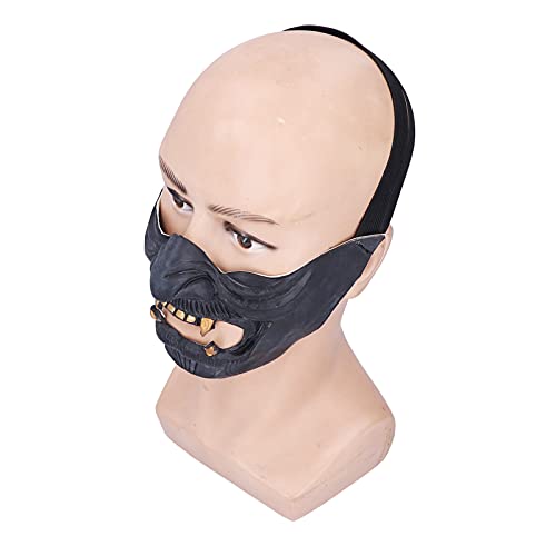 Uadme Resin Simulation Knight Gesichtsmaske Schwarz Halloween Maske für Cosplay Requisiten und Kostüm Dekoration, Ideal für Halloween Partys und Events Uadme Resin Simulation Knight Gesichtsmaske Schwarz Halloween Maske für Cosplay Requisiten und Kostüm Dekoration, Ideal für Halloween Partys und Events von Uadme