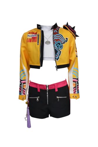 Ubaywey Hunter Kostüm Rumi Kostüm Outfits Anime Zoey Mira Halloween Karneval Set (Gelb, M) von Ubaywey
