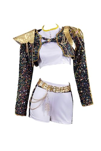 Ubaywey Hunter Kostüm Rumi Kostüm Outfits Anime Zoey Mira Halloween Karneval Set (Schwarz, XXL) von Ubaywey
