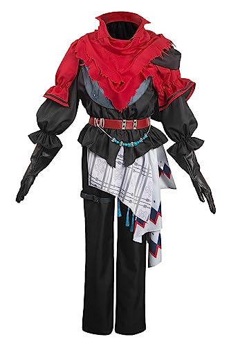 Ubaywey Joshua FF XVI 16 Cosplay-Kostüm für Herren, Joshua Rosfield, Rot/Schwarz, Outfits, Anzug, Halloween, Fantasy-Uniform (Joshua, Medium) von Ubaywey