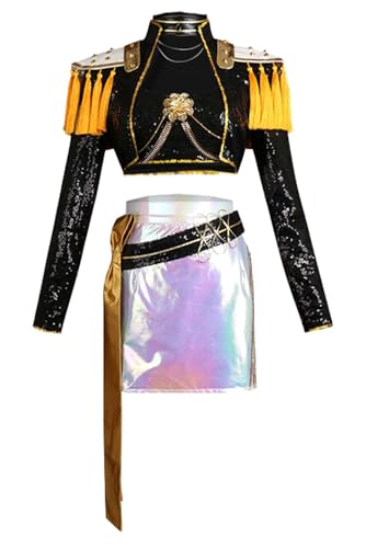 Ubaywey Mira Cosplay Kostüm Frauen Demon Hunter Halloween Karneval Party Anzug Outfits Damen (Schwarz, L) von Ubaywey