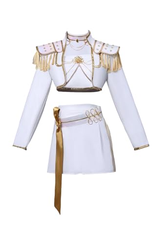 Ubaywey Mira Cosplay Kostüm Frauen Demon Hunter Halloween Karneval Party Anzug Outfits Damen (Weiß, M) von Ubaywey