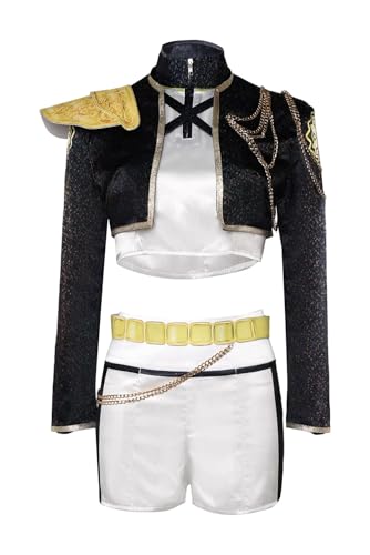 Ubaywey Rumi Cosplay Hunter Kostüm Jacke Requisiten Outfits Halloween Karneval Set Damen (Schwarz, XL) von Ubaywey