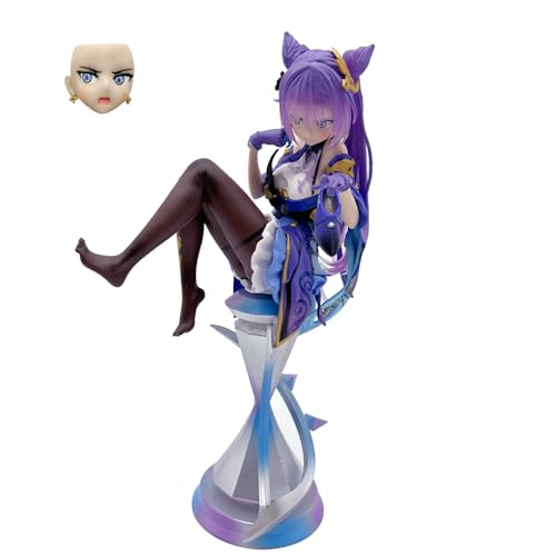Ubephant Genshin Impact Anime Figuren, Keqing Anime Figur, Genshin Impact Action Figur, Genshin Impact Figure, 22cm PVC Sammlerstück Desktop Ornamente Spielzeug Geschenk für Anime Fans Ubephant Genshin Impact Anime Figuren, Keqing Anime Figur, Genshin Impact Action Figur, Genshin Impact Figure, 22cm PVC Sammlerstück Desktop Ornamente Spielzeug Geschenk für Anime Fans von Ubephant