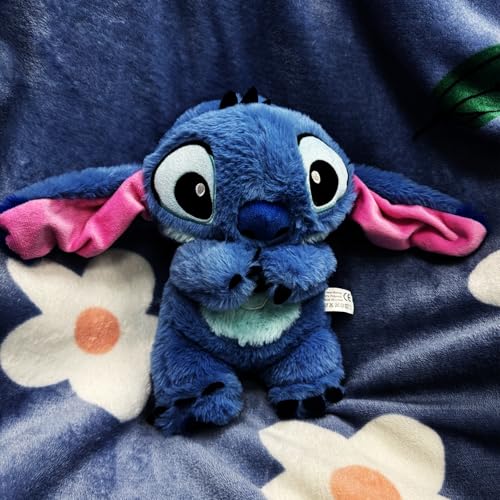Ubephant Stitch Plüschtier, atmet, Stitch, der atmet, Plüsch, Nachtlicht, Baby, 28 cm, blau, Plüsch, mit atmungsaktiver Bewegung und Musik, S-titch Geschenk für Mädchen und Jungen Ubephant Stitch Plüschtier, atmet, Stitch, der atmet, Plüsch, Nachtlicht, Baby, 28 cm, blau, Plüsch, mit atmungsaktiver Bewegung und Musik, S-titch Geschenk für Mädchen und Jungen von Ubephant