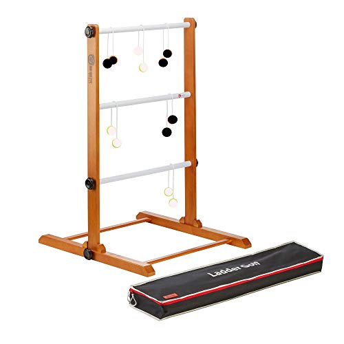 Ubergames Top Qualität Leitergolf Spiel - Profi Set - echten Golfbällen - Massivholz - Stark & Stabil Ubergames Top Qualität Leitergolf Spiel - Profi Set - echten Golfbällen - Massivholz - Stark & Stabil von Ubergames