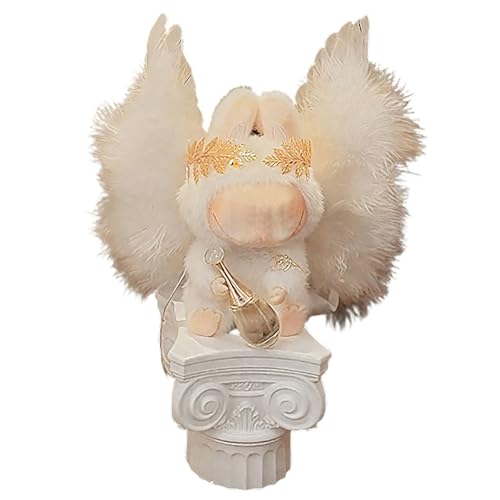 1 Set Exquisite Engelsflügel Kawaii Outfit für 15 cm 17 cm Puppen, weiches Stoffzubehör mit trendigem Design, idealer Ersatz für Sammlerpuppen, ideal für Fotos Partys Display von Uclac