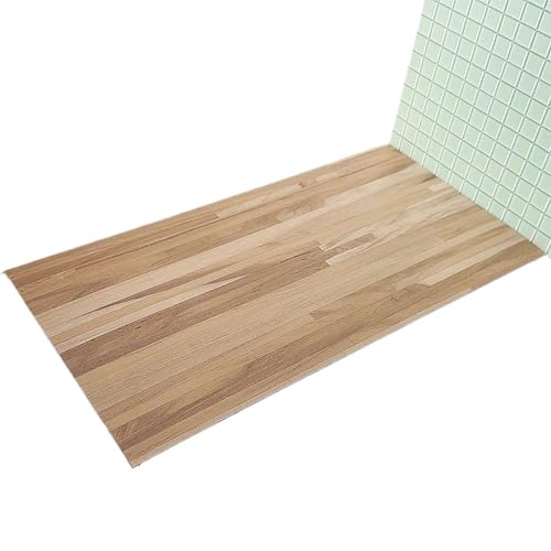 1:12 Maßstab Puppenhaus Möbel Dekor Wand Boden Miniatur PVC Holzähnliche Bodenbeläge Platten Fliesen von Uclac