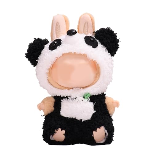 17 cm Plüschpuppenkleider-Set, bezauberndes Outfit und Zubehör, Miniaturmode für 17 cm große Puppen (Puppe nicht im Lieferumfang enthalten) von Uclac