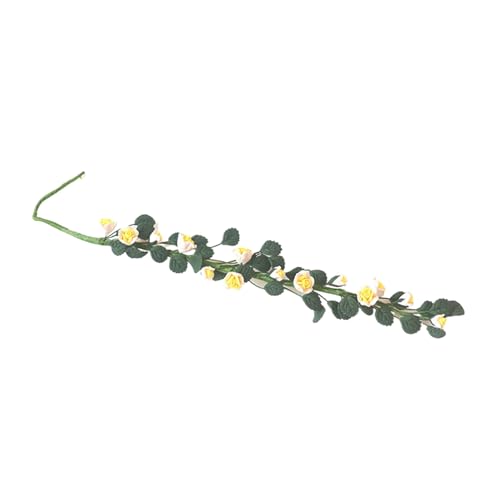 Feengarten-Zubehör: 1:12 Puppenhaus Miniatur-Blumenständer, Rebe & Blumen von Uclac