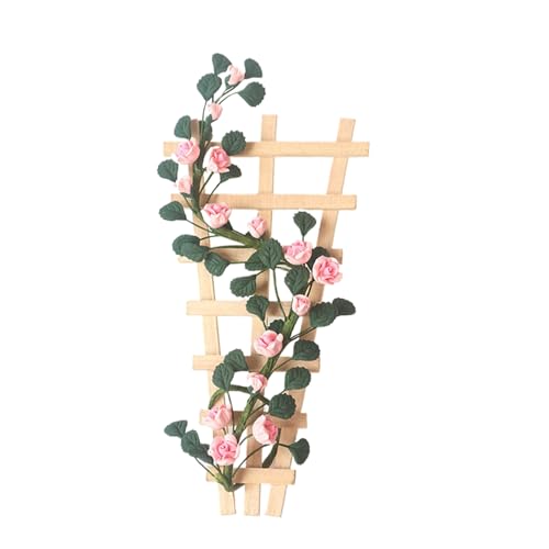 Feengarten-Zubehör: 1:12 Puppenhaus Miniatur-Blumenständer, Rebe & Blumen von Uclac