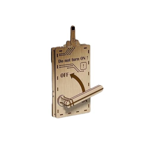 Lustiger Mittelfinger-Schalter, Spielzeug, handgefertigt, aus Holz, umklappbar, Mittelfingerschalter, Geschenk für Erwachsene Lustiger Mittelfinger-Schalter, Spielzeug, handgefertigt, aus Holz, umklappbar, Mittelfingerschalter, Geschenk für Erwachsene von Uclac