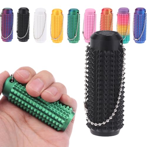 Spiky Grippie Stim Schlüsselanhänger, Angstlinderung, Fidget-Schlüsselanhänger, stacheliger Grippie-Roller, tragbarer Mini-Roller, Massage-Schlüsselanhänger, stacheliger harter Anhänger, Neuheit Spiky Grippie Stim Schlüsselanhänger, Angstlinderung, Fidget-Schlüsselanhänger, stacheliger Grippie-Roller, tragbarer Mini-Roller, Massage-Schlüsselanhänger, stacheliger harter Anhänger, Neuheit von Uclac