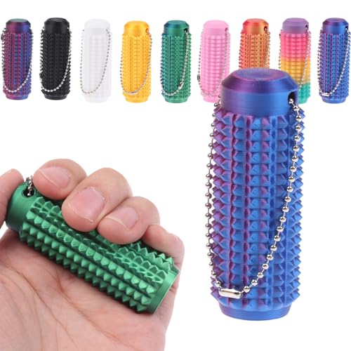 Spiky Grippie Stim Schlüsselanhänger, Angstlinderung, Fidget-Schlüsselanhänger, stacheliger Grippie-Roller, tragbarer Mini-Roller, Massage-Schlüsselanhänger, stacheliger harter Anhänger, Neuheit Spiky Grippie Stim Schlüsselanhänger, Angstlinderung, Fidget-Schlüsselanhänger, stacheliger Grippie-Roller, tragbarer Mini-Roller, Massage-Schlüsselanhänger, stacheliger harter Anhänger, Neuheit von Uclac
