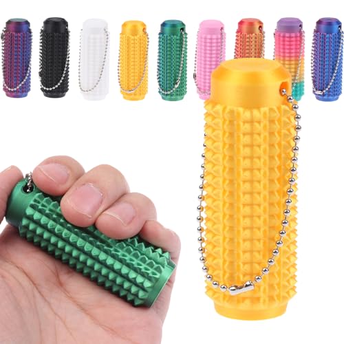 Spiky Grippie Stim Schlüsselanhänger, Angstlinderung, Fidget-Schlüsselanhänger, stacheliger Grippie-Roller, tragbarer Mini-Roller, Massage-Schlüsselanhänger, stacheliger harter Anhänger, Neuheit Spiky Grippie Stim Schlüsselanhänger, Angstlinderung, Fidget-Schlüsselanhänger, stacheliger Grippie-Roller, tragbarer Mini-Roller, Massage-Schlüsselanhänger, stacheliger harter Anhänger, Neuheit von Uclac