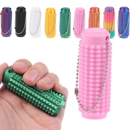 Spiky Grippie Stim Schlüsselanhänger, Angstlinderung, Fidget-Schlüsselanhänger, stacheliger Grippie-Roller, tragbarer Mini-Roller, Massage-Schlüsselanhänger, stacheliger harter Anhänger, Neuheit Spiky Grippie Stim Schlüsselanhänger, Angstlinderung, Fidget-Schlüsselanhänger, stacheliger Grippie-Roller, tragbarer Mini-Roller, Massage-Schlüsselanhänger, stacheliger harter Anhänger, Neuheit von Uclac