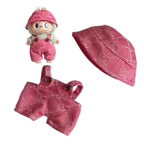 Stilvolles Kawaii Outfit Set 2 Stück passend für 15cm 17cm Labubu Puppe, Puppenkleidungsset Ersatz für Labubu Puppen Zubehör Stilvolles Kawaii Outfit Set 2 Stück passend für 15cm 17cm Labubu Puppe, Puppenkleidungsset Ersatz für Labubu Puppen Zubehör von Uclac