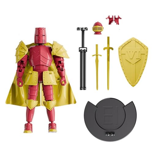 T13 Action Figur, Unassembled T13 Robot Action Figure, 3D Printed Action Figure Articulated Dummy, Multi-Jointed Movable Action Robot Doll for Desktop Collectors Decorations Sci-Fi Enthusiasts von Uclac