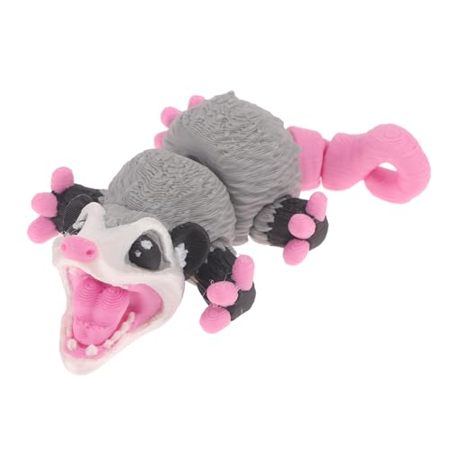 Uclac 3D-gedruckte bewegliche Opossum-Figur, sensorisches Spielzeug für Schreibtisch, Angstlinderung und Konzentrationsgeschenke Uclac 3D-gedruckte bewegliche Opossum-Figur, sensorisches Spielzeug für Schreibtisch, Angstlinderung und Konzentrationsgeschenke von Uclac