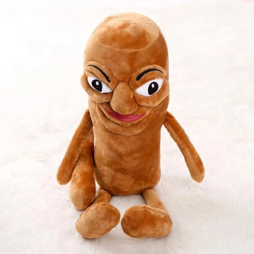 Uclac Italienischer Brainrot Tung Tung Plüsch Schlüsselanhänger, Tralala lustige Figur Spielzeug Rucksack Ornament Tralalero Plüsch Zubehör von Uclac