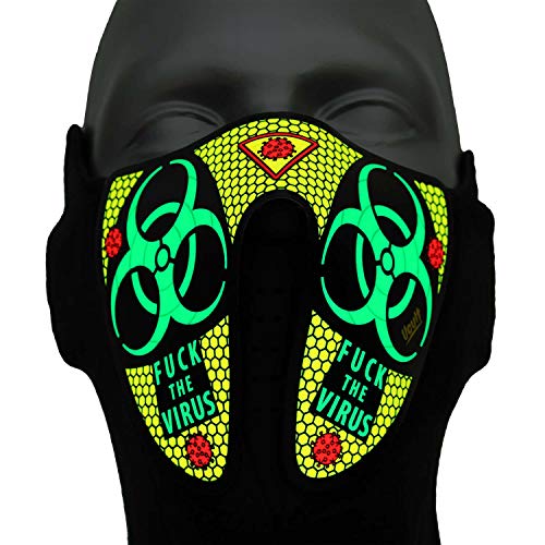 Ucult Techno-Maske Soundaktiviert Leucht-Maske LED Partymaske Halloween Fasching Festival Must Have Ucult Techno-Maske Soundaktiviert Leucht-Maske LED Partymaske Halloween Fasching Festival Must Have von Ucult