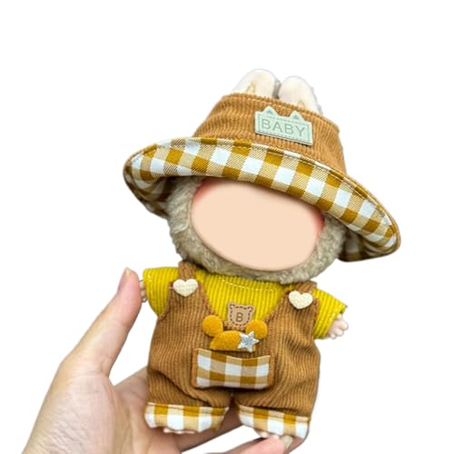 17 cm Puppenkleidungsset & Outfit-Set für 17 cm große Puppen – handgefertigte Sets mit Zubehör, luxuriöses schickes Puppenkleidung & Stilpaket zum Verkleiden, einzigartiger Stil – nur Kleidung (keine von Ucuse