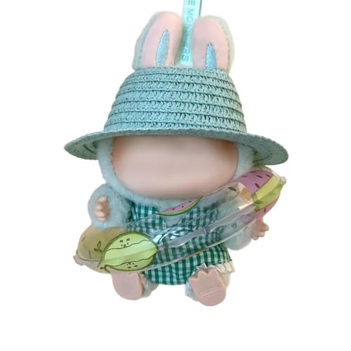 17cm Puppenkleidung Outfit Sommer Zubehör Set Schwimmen 3-teiliges Set mit eleganten Accessoires zum stilvollen Verkleiden (Badeanzug, Schwimmring, Sonnenbrille oder Hut) (keine Puppe) von Ucuse