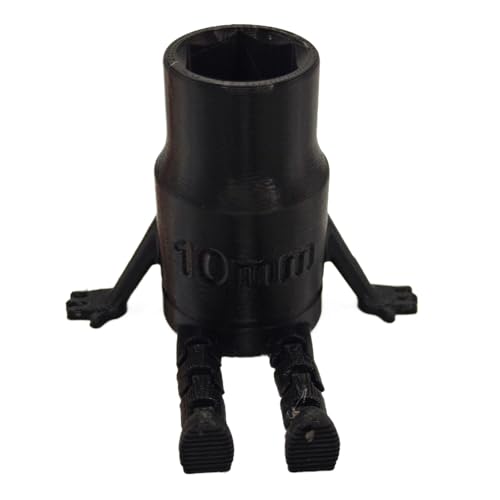 3D-gedruckte 10-mm-Buchse mit beweglichen Beinen, einzigartiges Display, Fidget-Spielzeug für Mechaniker und Heimwerker, lustiges Geschenk, Schreibtischdekoration, Heimdekoration 3D-gedruckte 10-mm-Buchse mit beweglichen Beinen, einzigartiges Display, Fidget-Spielzeug für Mechaniker und Heimwerker, lustiges Geschenk, Schreibtischdekoration, Heimdekoration von Ucuse