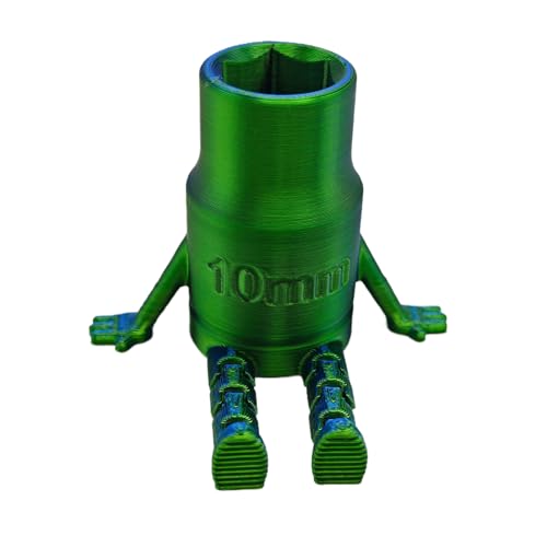 3D-gedruckte 10-mm-Buchse mit beweglichen Beinen, einzigartiges Display, Fidget-Spielzeug für Mechaniker und Heimwerker, lustiges Geschenk, Schreibtischdekoration, Heimdekoration 3D-gedruckte 10-mm-Buchse mit beweglichen Beinen, einzigartiges Display, Fidget-Spielzeug für Mechaniker und Heimwerker, lustiges Geschenk, Schreibtischdekoration, Heimdekoration von Ucuse