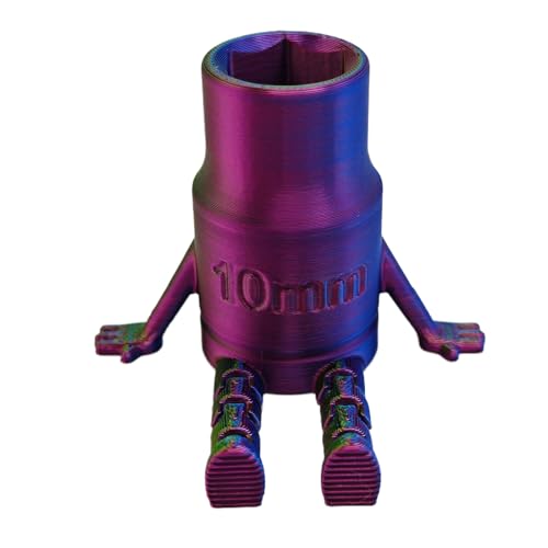 3D-gedruckte 10-mm-Buchse mit beweglichen Beinen, einzigartiges Display, Fidget-Spielzeug für Mechaniker und Heimwerker, lustiges Geschenk, Schreibtischdekoration, Heimdekoration 3D-gedruckte 10-mm-Buchse mit beweglichen Beinen, einzigartiges Display, Fidget-Spielzeug für Mechaniker und Heimwerker, lustiges Geschenk, Schreibtischdekoration, Heimdekoration von Ucuse